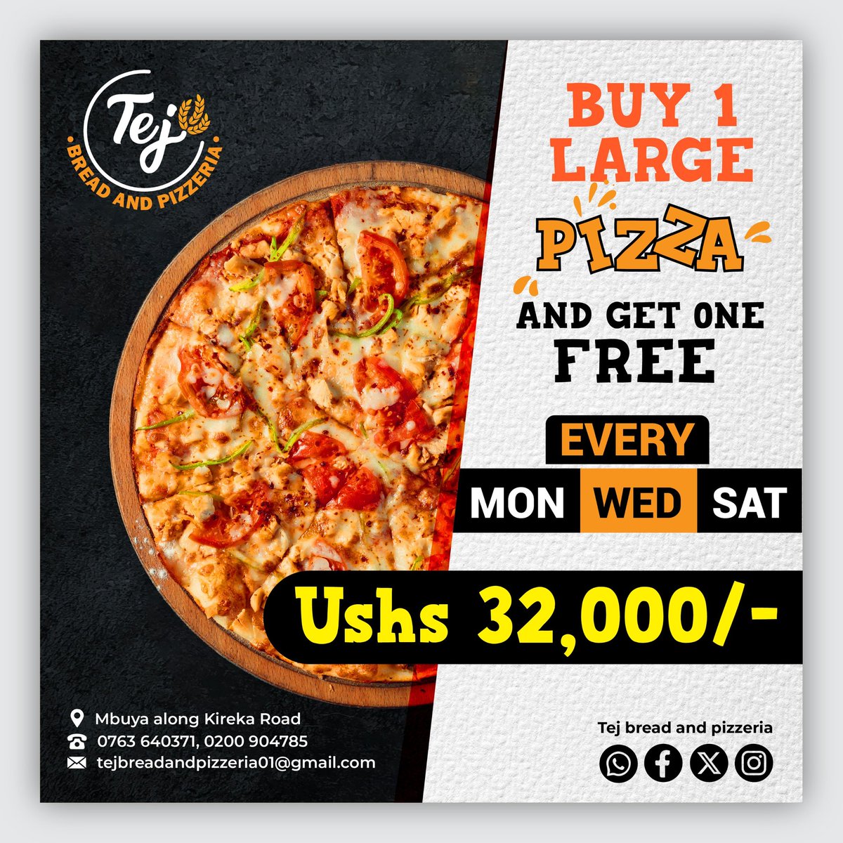 NAVIES_FC ⚽️ (@naviesfc) on Twitter photo Wednesday days are for eating pizza with loved ones .Grab one at <a href="/tejbreadandpizz/">TEJ Bread and Pizzeria 🍞 🍕</a> +1😋😋😋 Wednesday days are for eating pizza with loved ones .Grab one at <a href="/tejbreadandpizz/">TEJ Bread and Pizzeria 🍞 🍕</a> +1😋😋😋