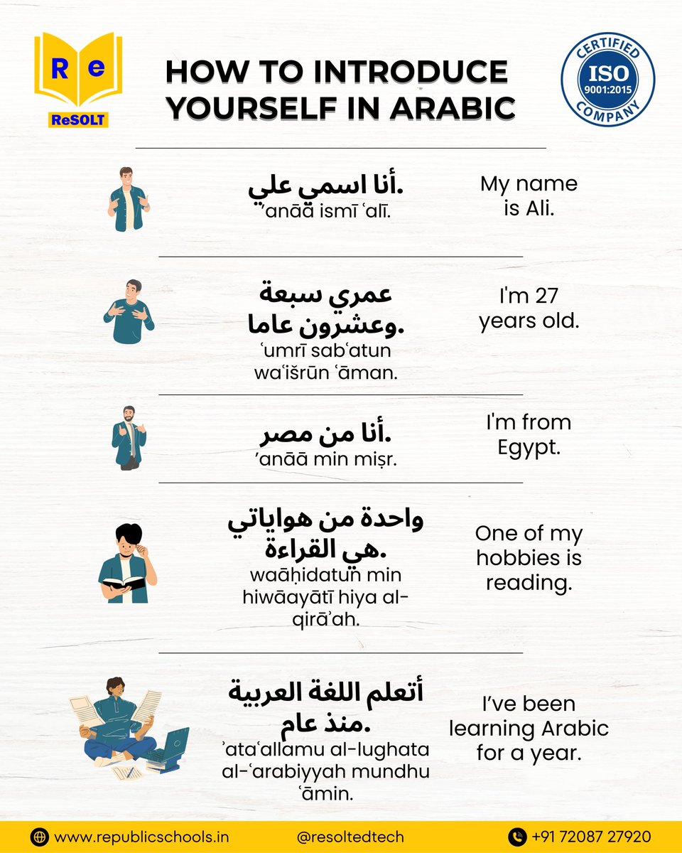 resolt_india's tweet image. Speaking Arabic is no longer difficult, speak Arabic with confidence

Join ReSOLT and Start Practicing Today
#arabic #arabiclanguage #arabiclanguagelearning #arabiclearning #learningarabic #learnarabic #arabiccourses #arabicclasses #arabiclearningcourse #arabictraininginstitute