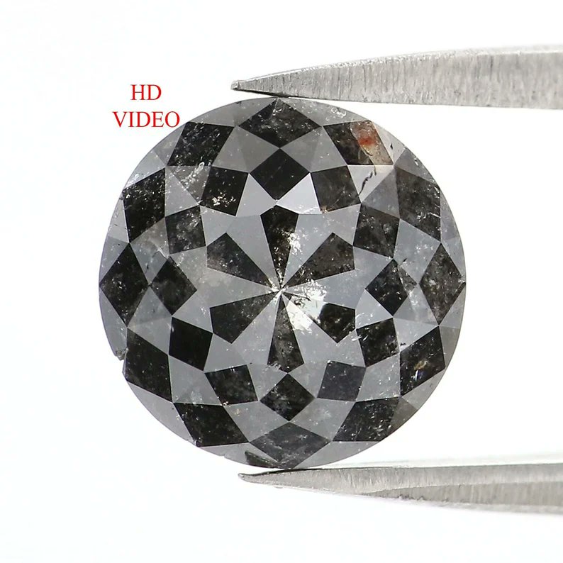 Lukhidiamond's tweet image. 2.97  Ct Natural Loose Round Rose Cut Diamond Black Grey Color Rose Cut  Diamond 8.85 MM Natural Loose Salt And Pepper Rose Cut Diamond QL064

ETSY : etsy.com/listing/435180…

#NaturalDiamond #LooseDiamond #RoundShapeDiamond #BlackDiamond #GreyDiamond #SaltAndPepperDiamond #Round