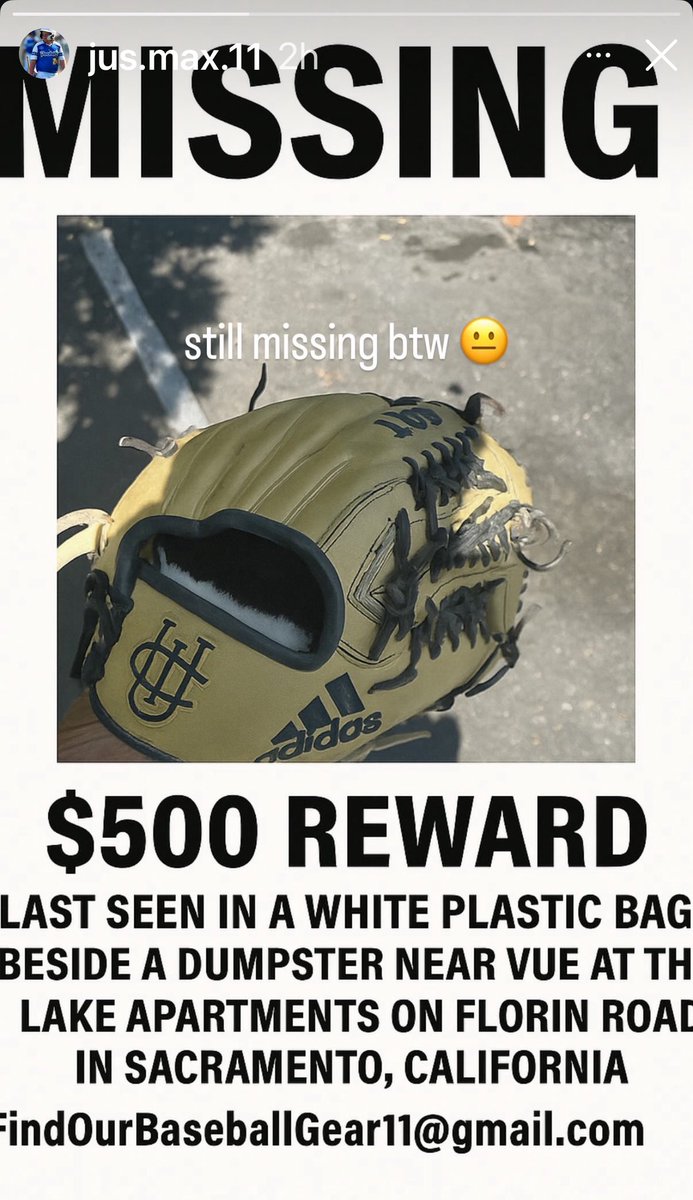 Jim Seimas (@jim_seimas) on Twitter photo Please keep your eyes open for this glove. <a href="/MercPreps/">SJMN Preps</a> <a href="/sacbee_news/">The Sacramento Bee</a> <a href="/SFGate/">SFGATE</a> <a href="/scsentinel/">Santa Cruz Sentinel</a> Please keep your eyes open for this glove. <a href="/MercPreps/">SJMN Preps</a> <a href="/sacbee_news/">The Sacramento Bee</a> <a href="/SFGate/">SFGATE</a> <a href="/scsentinel/">Santa Cruz Sentinel</a>