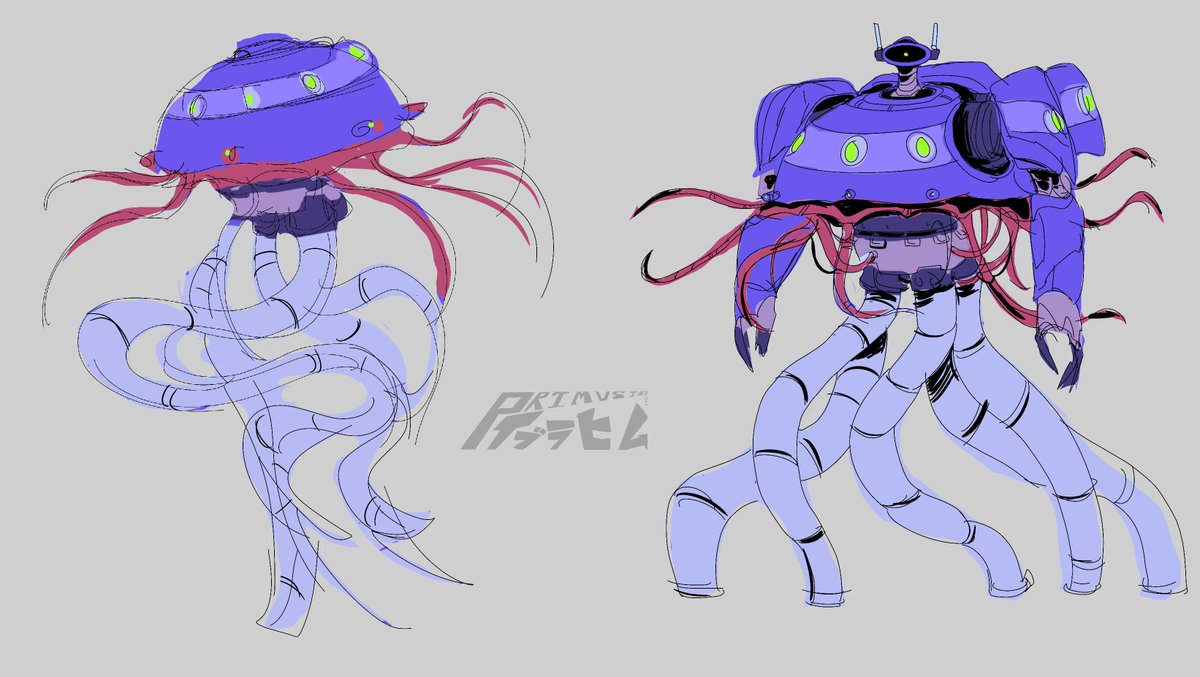 primusibi's tweet image. Shockwave a jellyfish 
Quick drawn idea 

Inspired by @LevityLeviathan idea 

Let me know on tr thoughts about this 
-
#shockwave #jellyfish #altmode #myart #originalart #characterdesign #transformers #transformersg1 #transformersart #fanart #artwork