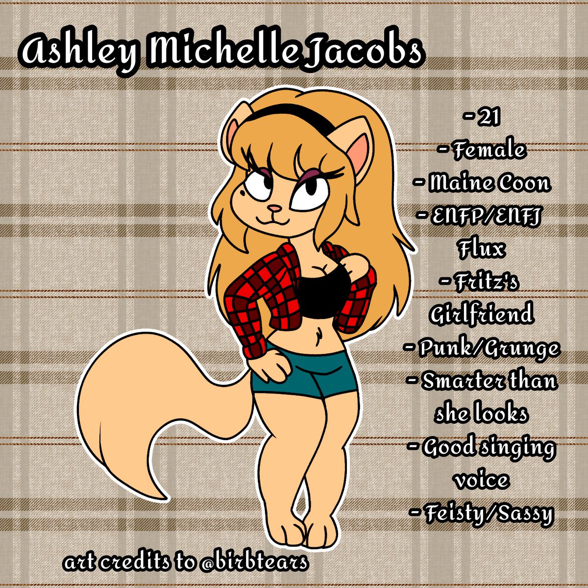 Annabelle ♡'s Toffee (@_jadaxoo_) on Twitter photo Official Ashley ref!!
Big thanks to my bestie <a href="/meowsy9/">🦜Birdette_dudette💙</a> for the art (she did the sketch, I traced and digitalized it) Official Ashley ref!!
Big thanks to my bestie <a href="/meowsy9/">🦜Birdette_dudette💙</a> for the art (she did the sketch, I traced and digitalized it)