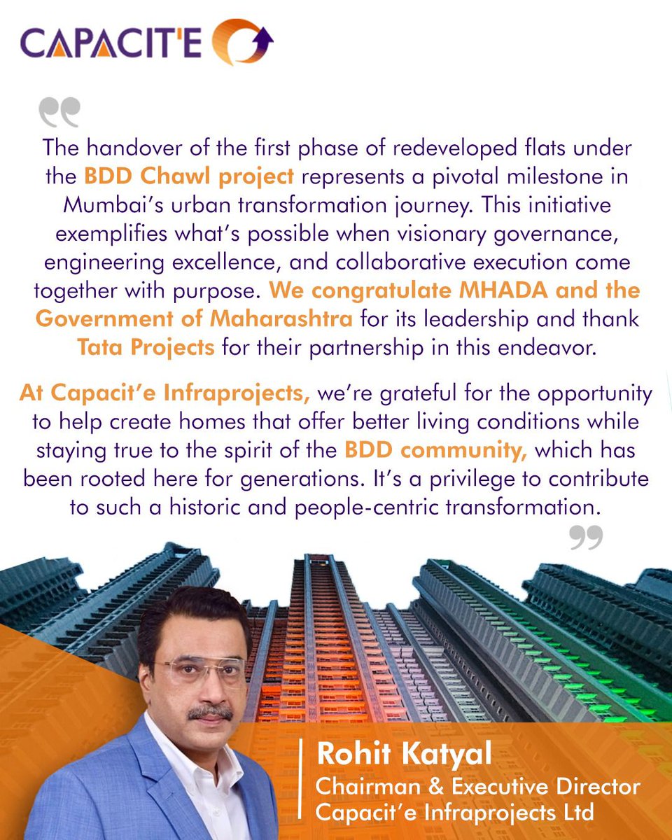 Capacit'e Infraprojects Limited tweet media