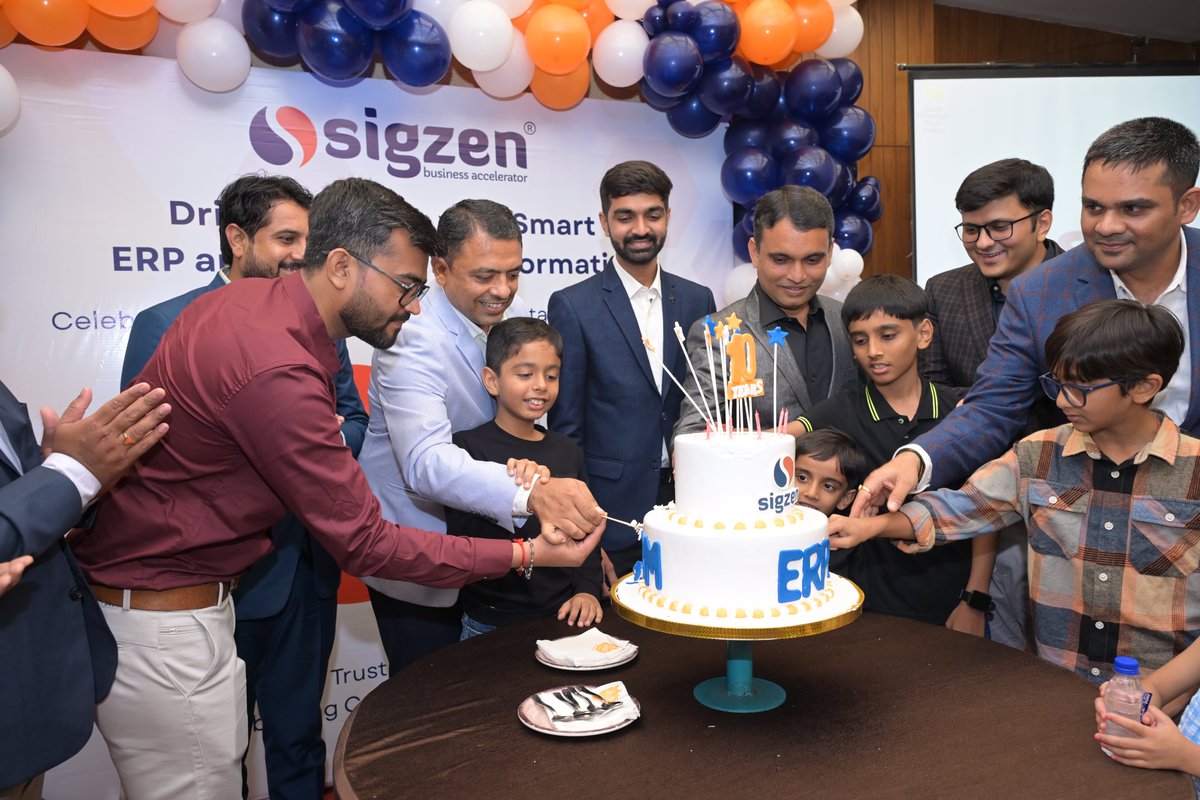 SigzenTech's tweet photo. A Decade of Dedication @SigzenTech! 🙌 We are thrilled to celebrate our 10th anniversary – a journey powered by innovation, trust, and shared success.
#SigzenTurns10 #ERPNext #erpsolution #TeamSigzen #InnovationInAction #sigzenJourney #sigzen #sigzentechnologies #sigzenteam https://t.co/WkSnwYOvuL