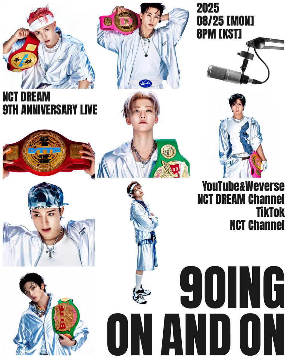 remmarku's tweet image. A challenging journey always leads to the most beautiful destination. Together with you, we are 9OING ON AND ON. Join us as we celebrate NCT DREAM 9th Anniversary. Don’t miss it, tune in on our official YouTube, Weverse, and TikTok channels!