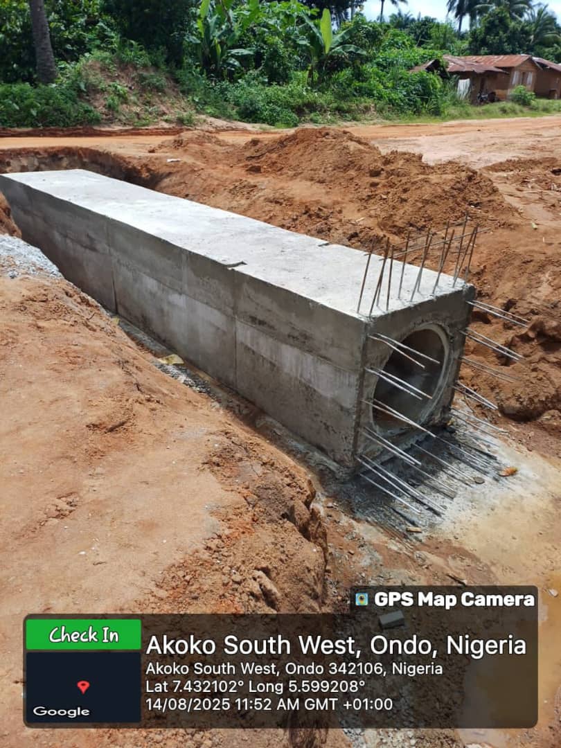 ONDO STATE GOVERNMENT (@ondostateonline) on Twitter photo Project Update: ONDO KICKS OFF RAAMP PROJECTS!
The Ondo State Government under the administration of Dr. Lucky Orimisan Aiyedatiwa <a href="/LuckyAiyedatiwa/">Lucky Orimisan Aiyedatiwa</a> has commenced the Rural Access and Agricultural Marketing Project (RAAMP) in Ondo State, with construction activities taking off Project Update: ONDO KICKS OFF RAAMP PROJECTS!
The Ondo State Government under the administration of Dr. Lucky Orimisan Aiyedatiwa <a href="/LuckyAiyedatiwa/">Lucky Orimisan Aiyedatiwa</a> has commenced the Rural Access and Agricultural Marketing Project (RAAMP) in Ondo State, with construction activities taking off