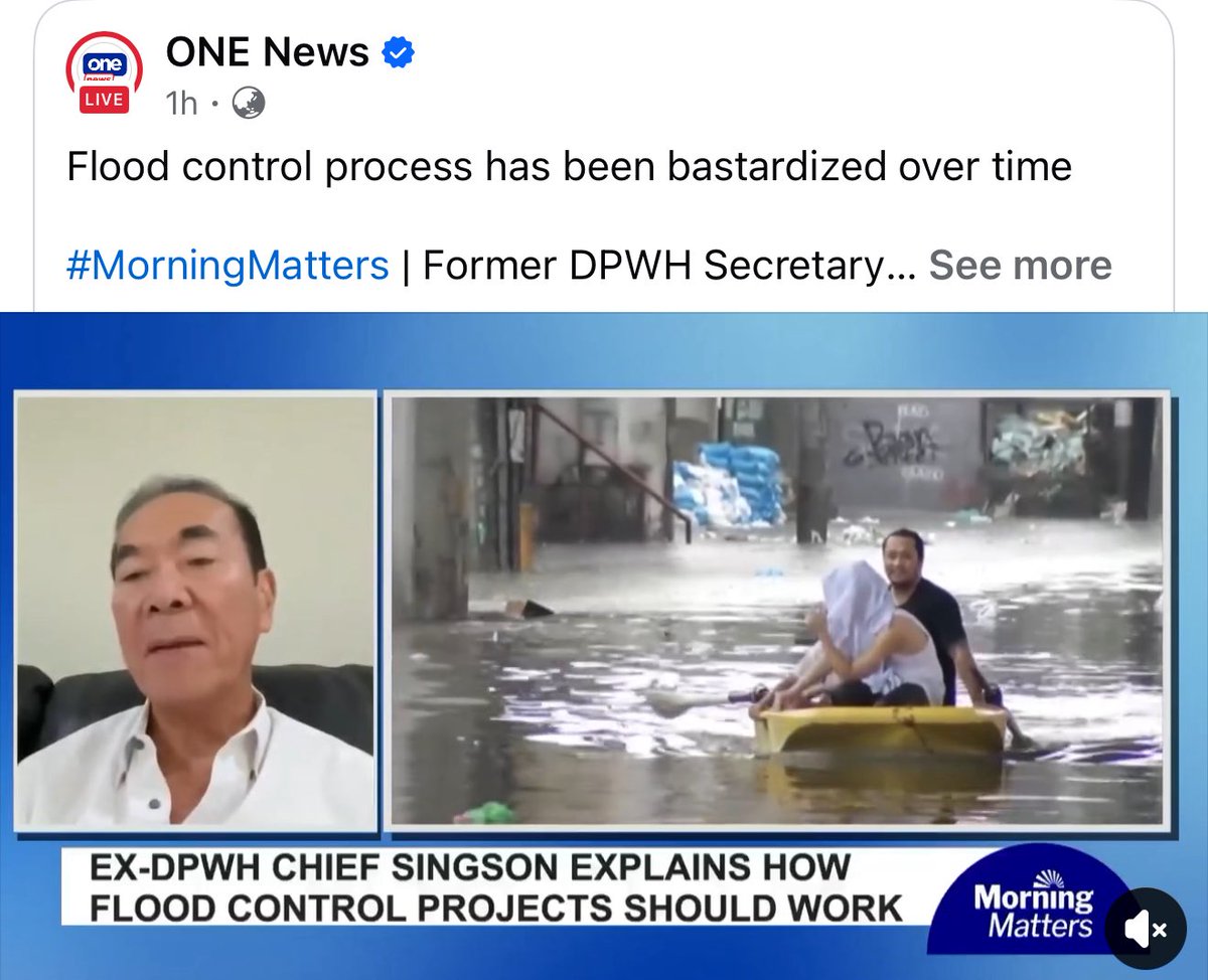 Gretchen Ho (@gretchenho) on Twitter photo Had a very interesting discussion with former DPWH Secretary Babes Singson on #MorningMatters today. <a href="/onenewsph/">ONE News PH</a>
Some notes and points here.
Watch: facebook.com/share/v/1RZEV8… Had a very interesting discussion with former DPWH Secretary Babes Singson on #MorningMatters today. <a href="/onenewsph/">ONE News PH</a>
Some notes and points here.
Watch: facebook.com/share/v/1RZEV8…