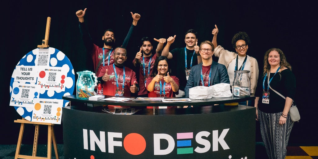 oredev's tweet image. Be part of the Øredev magic ✨ Become a volunteer!
🛸 50% work, 50% free time
🛸 Full access to the exhibition floor + afterparty
🛸 Connect with amazing people
🛸 Learn A LOT along the way
Be one of the crew that makes Øredev happen 💙
Apply now 👉 ow.ly/9xJK50WFXlp