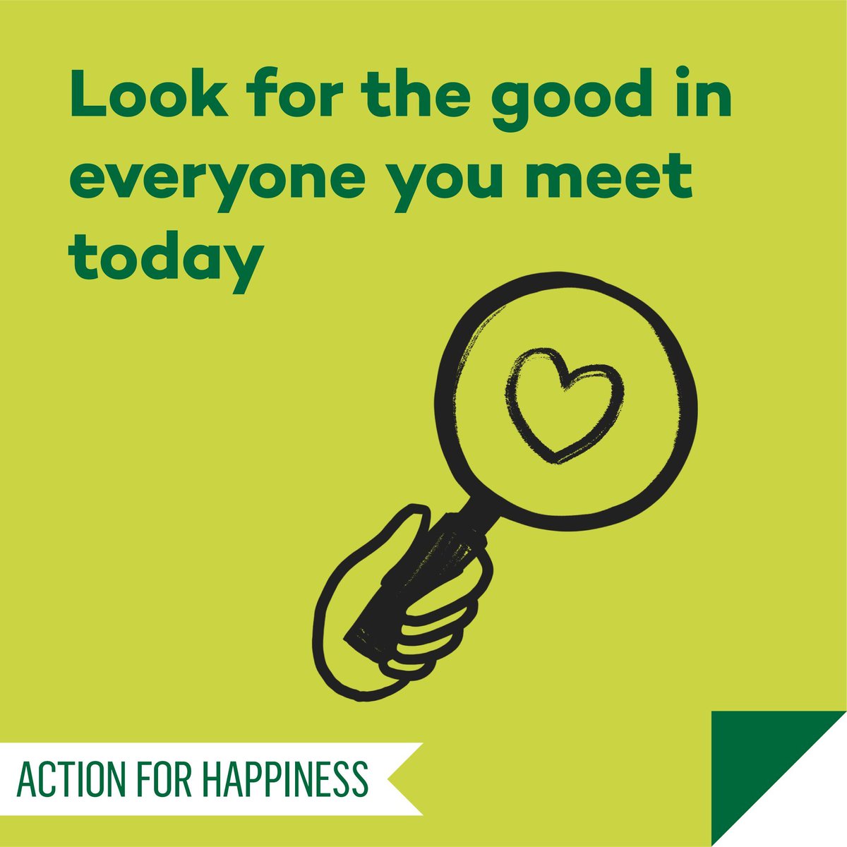 actionhappiness's tweet image. Altruistic August - Day 20: Look for the good in everyone you meet today actionforhappiness.org/altruistic-aug… #AltruisticAugust