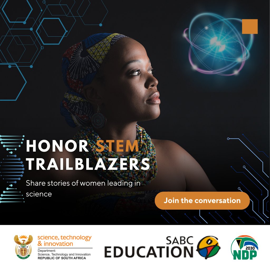 Celebrate Her Brilliance.
Know a woman breaking barriers in science or tech?

Tag her below and share her story! Let’s celebrate thewomen shaping South Africa’s future.Join the conversation!  #WomenInSTEM #SABCEDUCATION