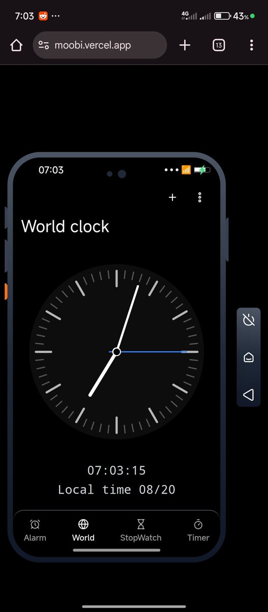 patroncodes's tweet image. Clock done
13/50 apps completed. What do I build next?
Check it out yourself: moobi.vercel.app
#webdev #50daysofcode #growth #buildinpublic
