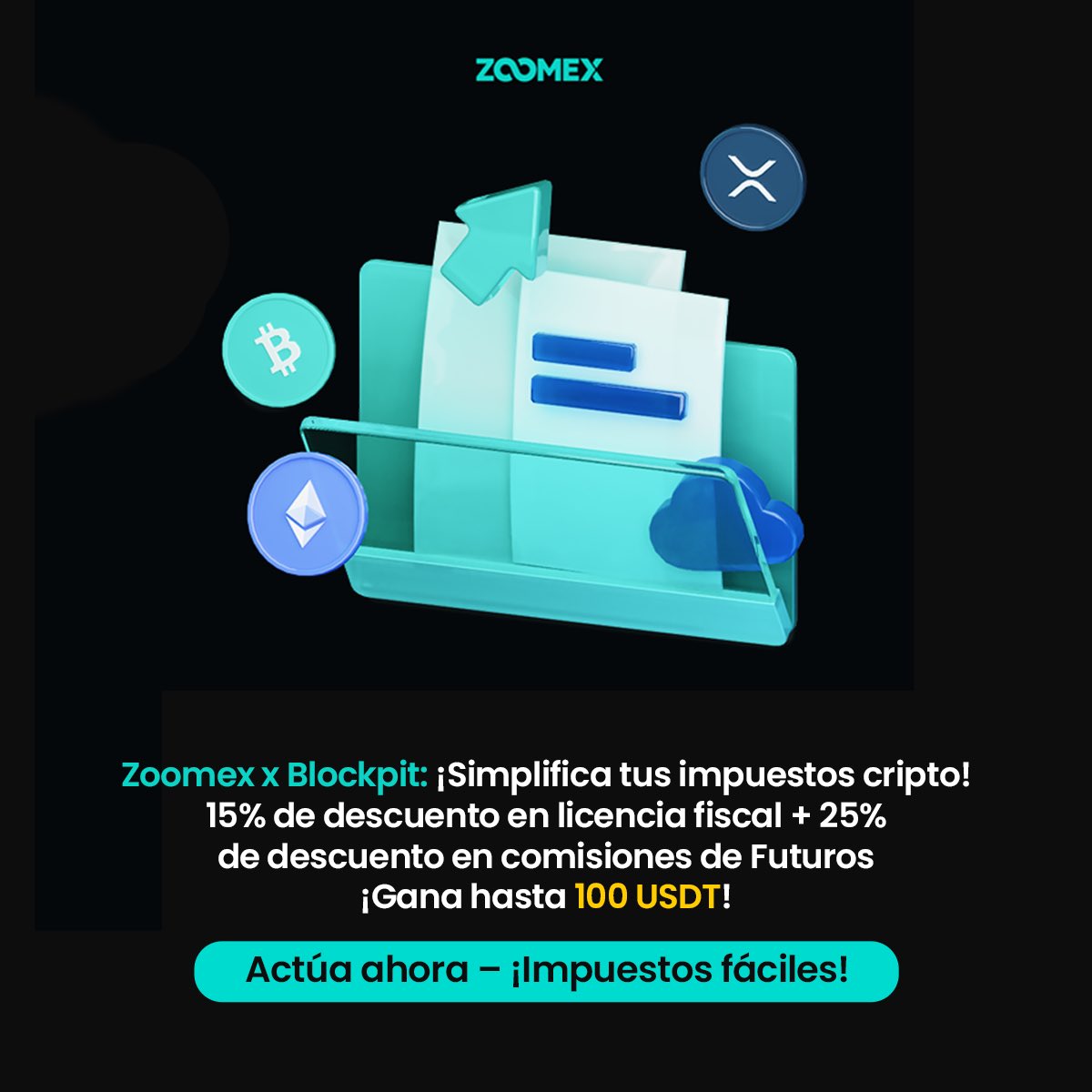 ZoomexES's tweet image. 📑 ¿Temporada de muchos impuestos sobre #criptomonedas? ¡No te preocupes! 

1️⃣ Regístrate en #Blockpit
2️⃣ Sincroniza tus transacciones de Zoomex
3️⃣ Genera tu informe fiscal personalizado

⚡ ¡Todo con 15% de DESCUENTO para usuarios de #Zoomex!

👉🏻 i.zoomex.com/1tF4EabG