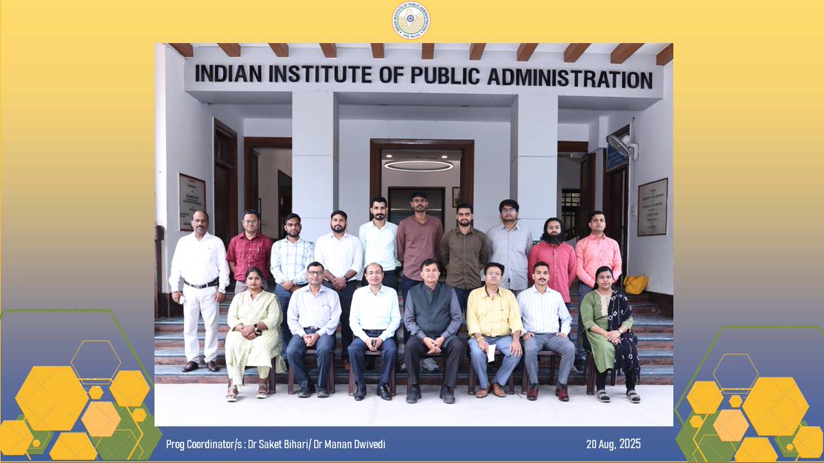 A three-week Orientation Course for Assistants of Indian Coast Guard has been organised by IIPA in association with Indian Coast Guard, Ministry of Defence, Government of India. The objective of the programme was to enhance their skills, knowledge and effectiveness in the modern