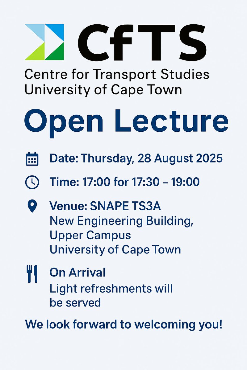 Centre for Transport Studies (@cftsafrica) on Twitter photo 