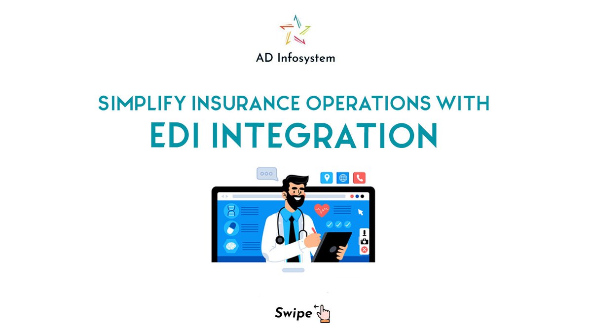 AdInfosyst72459's tweet image. Simplify insurance operations with EDI.
Faster claims, fewer errors, happier customers.

#EDIIntegration #InsuranceTech #ADInfosystem #ClaimsAutomation