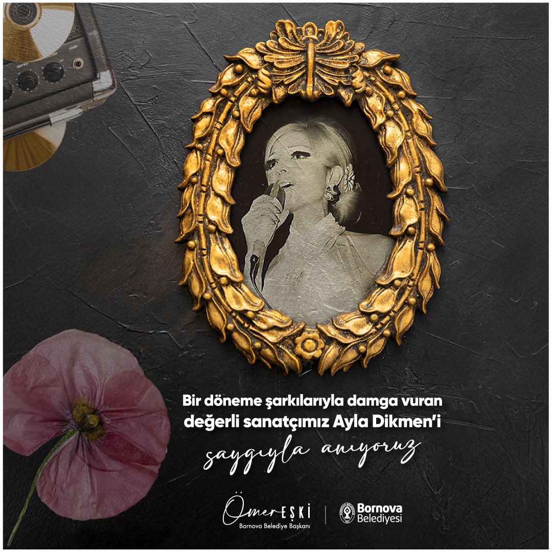 Eşsiz sesiyle hafızalarda yer eden değerli sanatçımız Ayla Dikmen’i vefatının yıl dönümünde saygıyla anıyorum.