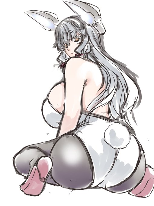 Д◎) 8月? バニーガール描くに決まってんでしょ!!(アタマ ガ キマッテマセン カ? 
#これを見た人は無言で去年の8月の画像を貼る 