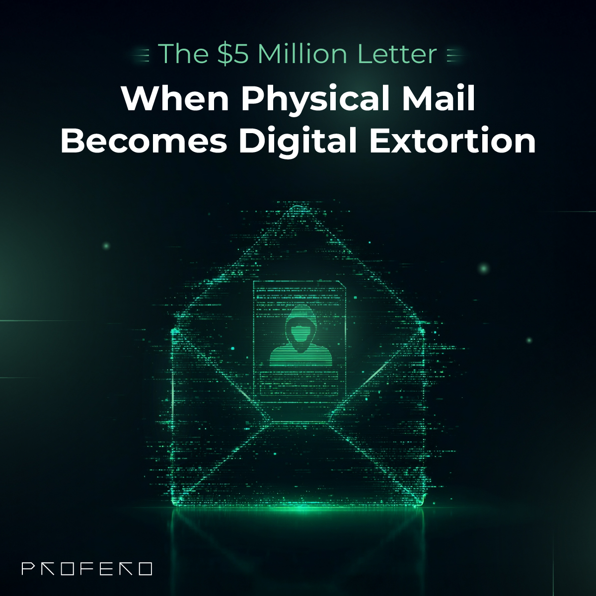 Old-school envelope, new-school ransom. A CEO opened a "TIME SENSITIVE" letter demanding $5 M in Bitcoin from "BianLian." Panic. Board calls. War room. Then we proved the breach never happened, saving millions and weeks of chaos. Physical-mail extortion is the latest