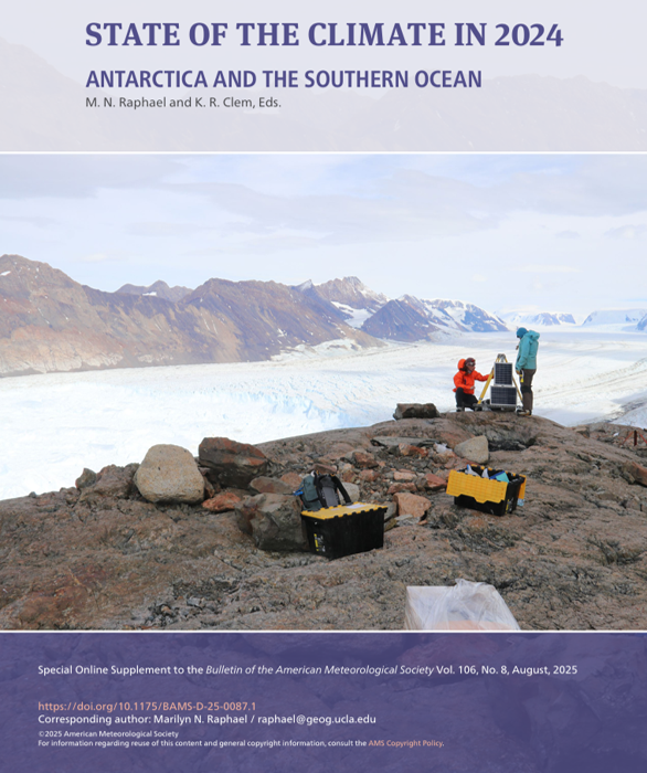 State of the Southern Ocean 2024

Record heat, warming seas, shifting salinity &amp; summer chlorophyll spikes: the SOOS-led (by <a href="/SandyThomalla/">Sandy Thomalla</a> &amp; others) Southern Ocean chapter in this year's <a href="/ametsoc/">American Meteorological Society</a> State of the Climate highlights how the SO is reshaping global climate.