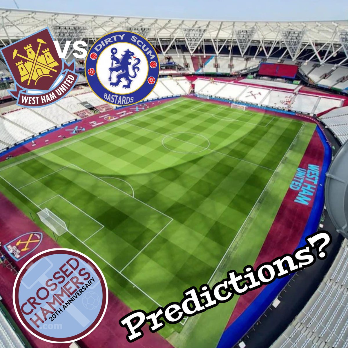 Not looking forward to this derby game #WestHam vs #Chelsea