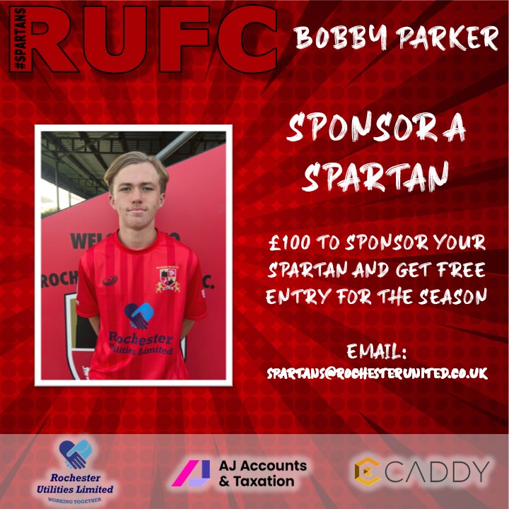 🔴⚫ INTRODUCING THE SPARTANS 🔴⚫

We welcome new signing Bobby Parker to the Rochester Utilities Stadium! 

SPONSOR A SPARTAN: 
rochesterunitedfc.sumupstore.com

🔴⚫ #Spartans