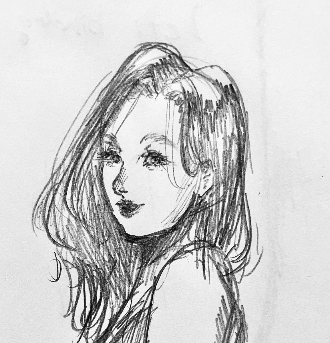 らくがきのつもりだったけど結構いい感じに描けた