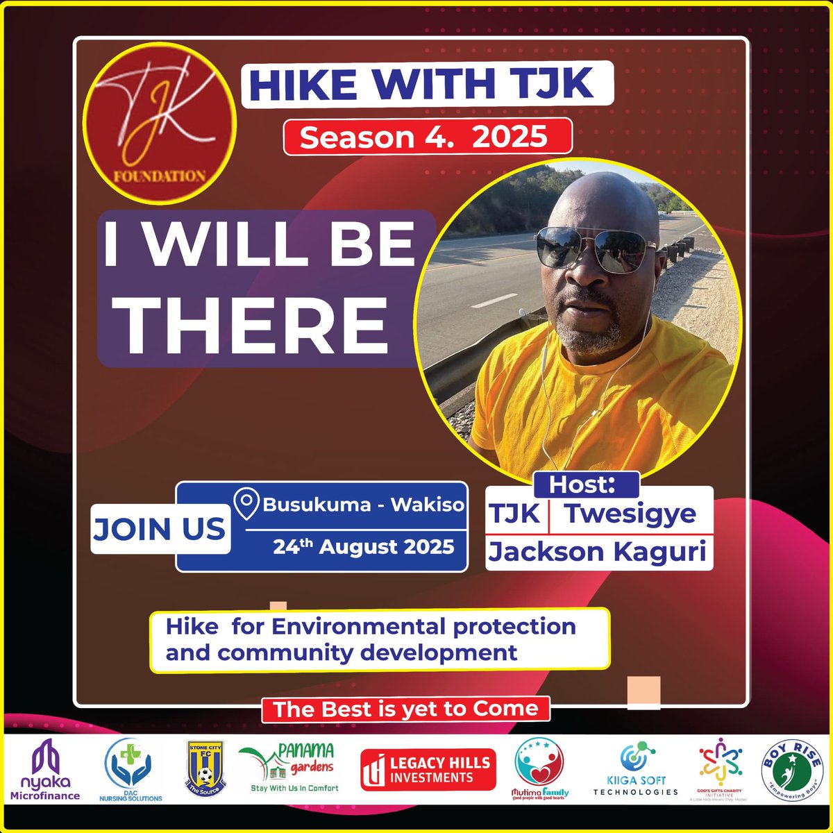 TJK Foundation (@tjkfound_int) on Twitter photo We're thrilled to announce that our esteemed CEO <a href="/TJKFound_Int/">TJK Foundation</a> Mr.<a href="/Twejaka/">Twesigye Jackson Kaguri</a> will be joining us for the upcoming #Environmentalconservation hike!.The hike will not only be a chance to connect with nature but also to learn from our CEO'S expertise and passion for the Environment. We're thrilled to announce that our esteemed CEO <a href="/TJKFound_Int/">TJK Foundation</a> Mr.<a href="/Twejaka/">Twesigye Jackson Kaguri</a> will be joining us for the upcoming #Environmentalconservation hike!.The hike will not only be a chance to connect with nature but also to learn from our CEO'S expertise and passion for the Environment.