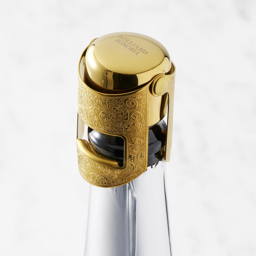 Thinking about the Williams Sonoma brass finished stainless steel champagne stopper