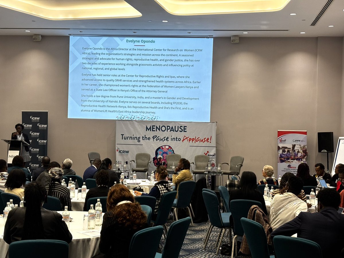 ‘We stand here to give that silence a voice. Menopause is not just a health issue — it is a family, workplace, economic, and dignity issue. It is our business to talk about it. – <a href="/EvelyneOpondo/">Evelyne_opondo</a>, Africa Director, <a href="/ICRWAfrica/">ICRW Africa</a>