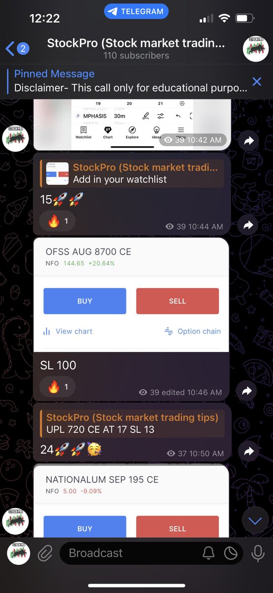yashdubeycvd's tweet photo. OFSS 199 from 144
4.2k profit in intraday 🥳🥳🚀🚀
#StockMarket #finance #liveanalysis #Trader #like #Nifty50 #Trading #NiftyBank #StockMarketIndia #Finance #stock #InvestingTips
Join our free telegram group to get daily blockbuster call✅
TG: https://t.co/rVQRcVknX3 https://t.co/yF8LNqZdPN