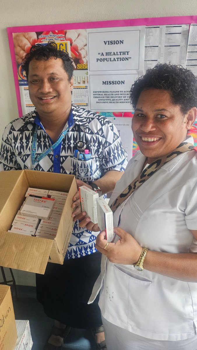 CompainJudy's tweet photo. IWA donated Tranexamic Acid to CWM’s Maternity &amp; Oncology Departments, supporting doctors and nurses with life-saving medicine for women in need!!  Where's the money for medicine &amp; consumables MOH?
@slrabuka @bimanprasad @DrLalabalavu @fijitimes @fijivillage https://t.co/xCTFwERVfe