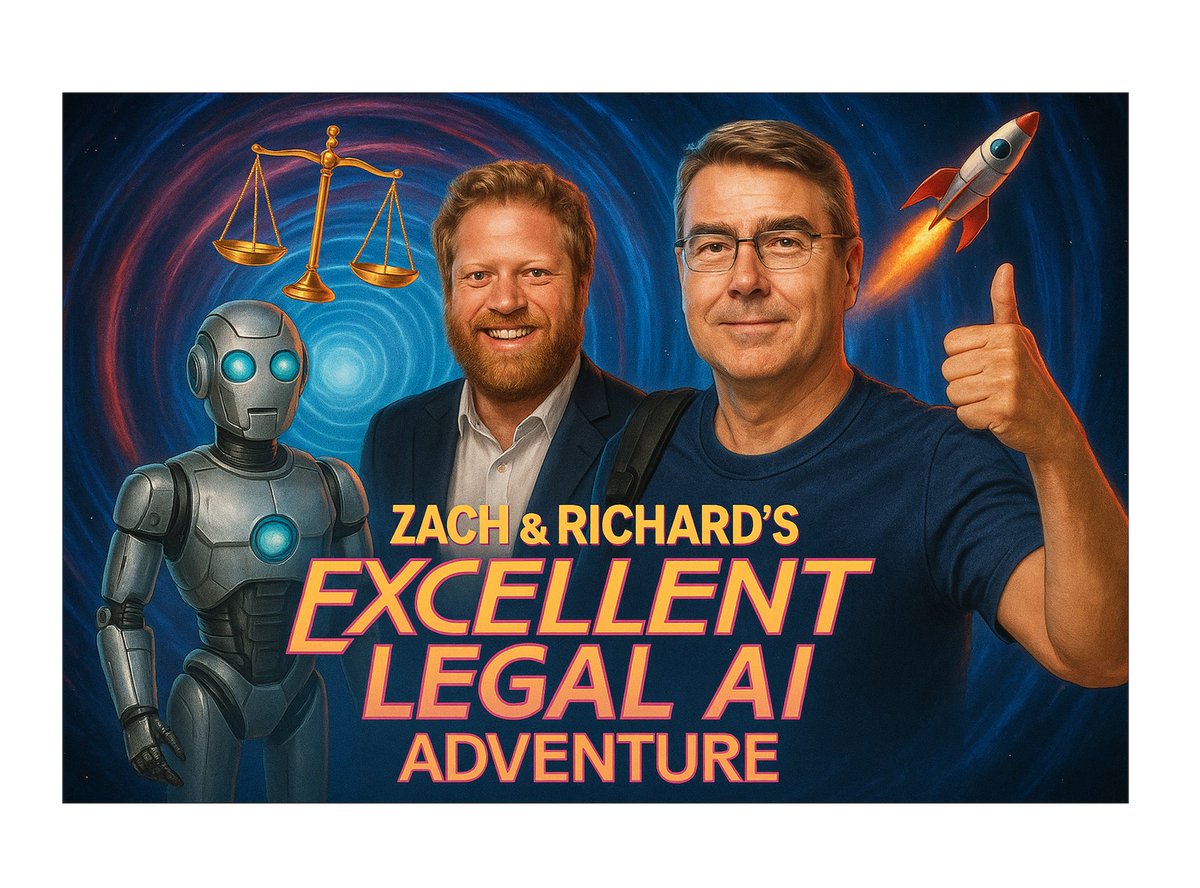 GChatzipavlou's tweet photo. Zach + Richard’s Excellent Legal AI Adventure: ‘What if Harvey’s $5 billion valuation is a fraction of where it may be in the future? Why doesn’t every lawyer in the world have ... https://t.co/ViaCzdksSd