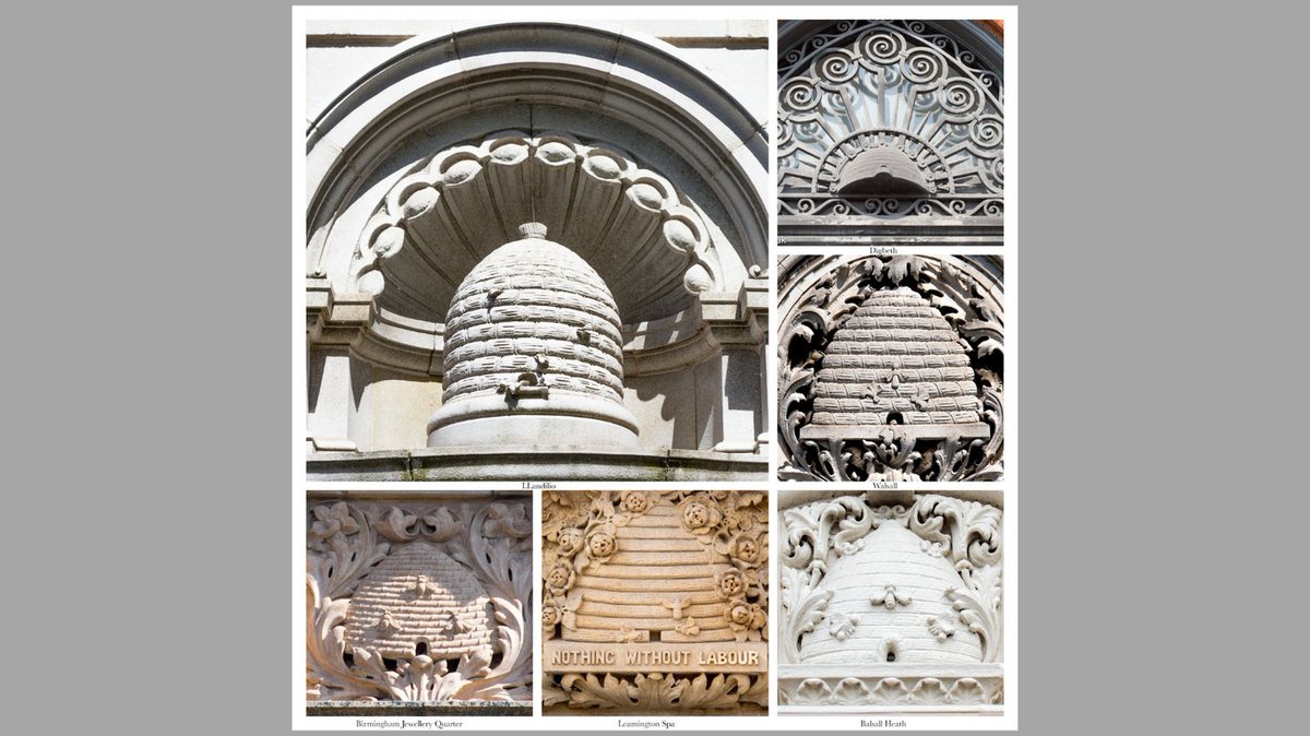 After an 1800s robbery, Birmingham’s Quaker bank Lloyds adopted the beehive (or skep) as its symbol. Branches often commissioned local artists to create one. I’ve been documenting these hive treasures — here are a few Midlands finds. 🐝
#Bee #Lloyds #JQ #Digbeth