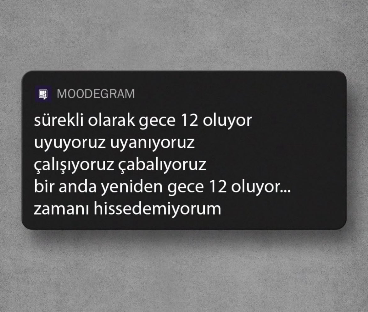 Tam olarak böyle durum; 🫥