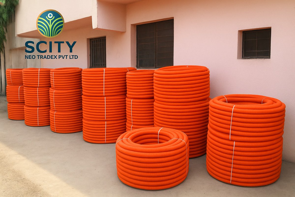 SalesScity's tweet image. Product Highlight (DWC Pipe)
🛠️ Reliable infrastructure starts with the right materials.
Our DWC Pipes are built for strength, flexibility &amp;amp; long-lasting performance.
🌍 Trusted by industries, ready for global supply.
#Exports #Infrastructure #SCITY