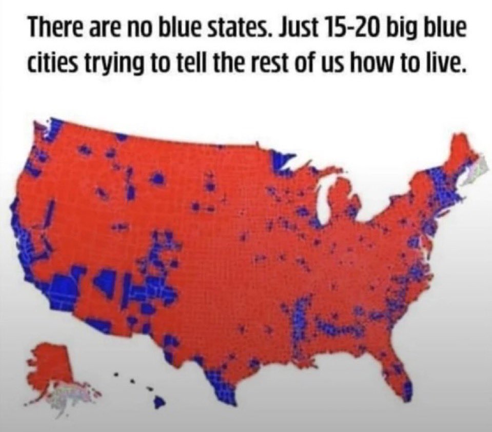 ๐บ๐ธNoxanonne๐บ๐ธ (@bettsiross) on Twitter photo <a href="/ElephantSignal/">Elephant Signal ๐๐บ๐ธ</a> Removing our electoral college gives all our rights away to the blue dots <a href="/ElephantSignal/">Elephant Signal ๐๐บ๐ธ</a> Removing our electoral college gives all our rights away to the blue dots