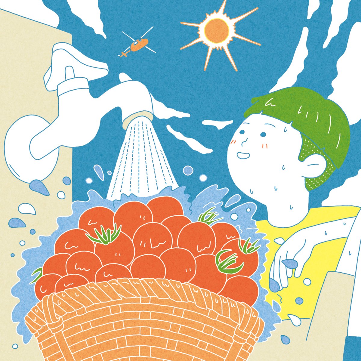 mitsuhiro_ill's tweet photo. しりとりイラスト16 　ミニトマト
 #イラスト #illustration https://t.co/KrS5P7dv26