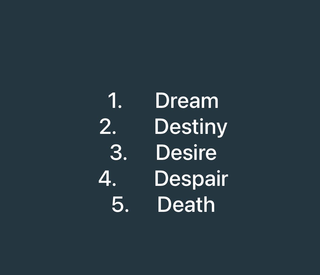 Have you heard about the Five D’s 🖐️ that controls both the physical and spiritual world we live in currently. 
Let me break it down today. 

A THREAD