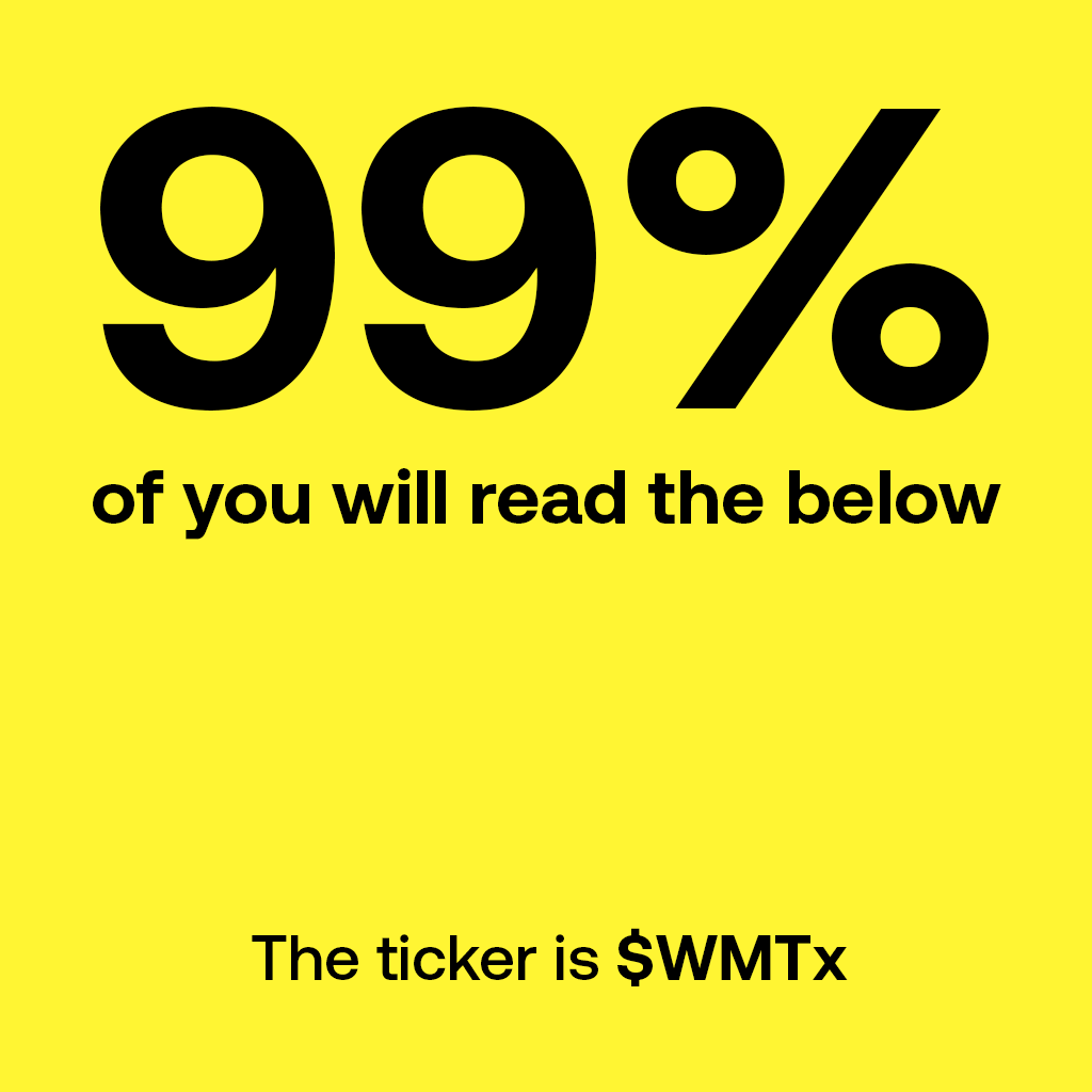 hopenothype_io's tweet photo. 🔁 Repost if you did!

$WMTx https://t.co/y4XtPjQGXH