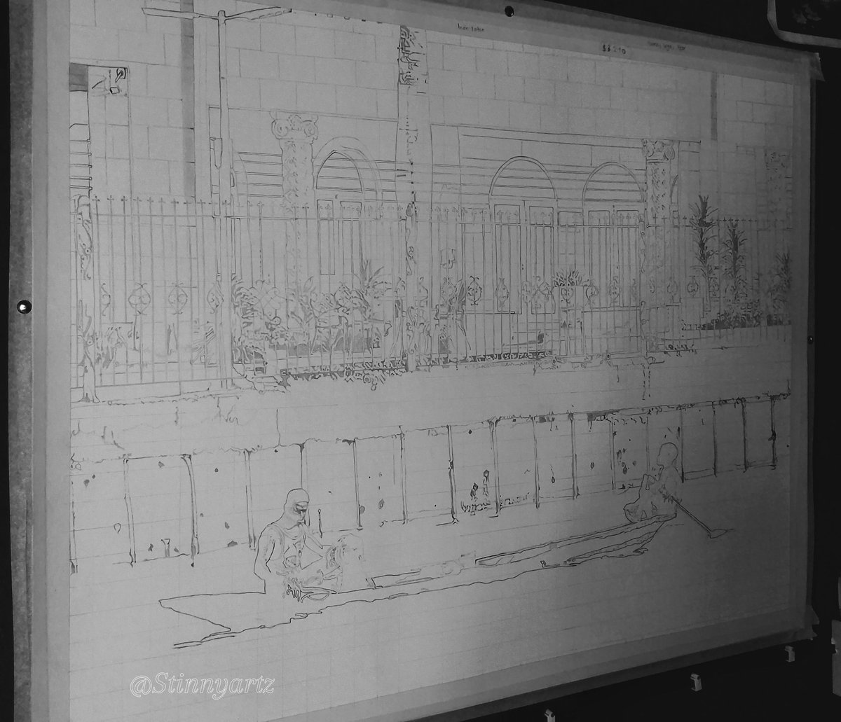 Stinny_Kizz's tweet image. Full sketch 98%. Working at any given free time. Can&apos;t wait to see how this piece comes alive 
 &apos;Parallel lives &apos; ✏️.

GM 🌞