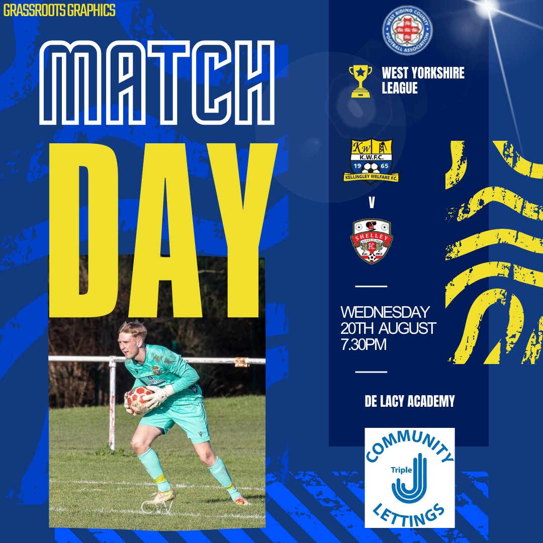 Kellingley Welfare FC (@welfarefc) on Twitter photo 🚨 Men's Fixture Tonight
🆚 <a href="/ShelleyCommFC/">ShelleyCommunityFC</a>
🕢 7.30pm
⚽ Triple J Community Lettings
🏟️ De Lacy Academy
Your support would be greatly appreciated 👏 🚨 Men's Fixture Tonight
🆚 <a href="/ShelleyCommFC/">ShelleyCommunityFC</a>
🕢 7.30pm
⚽ Triple J Community Lettings
🏟️ De Lacy Academy
Your support would be greatly appreciated 👏
