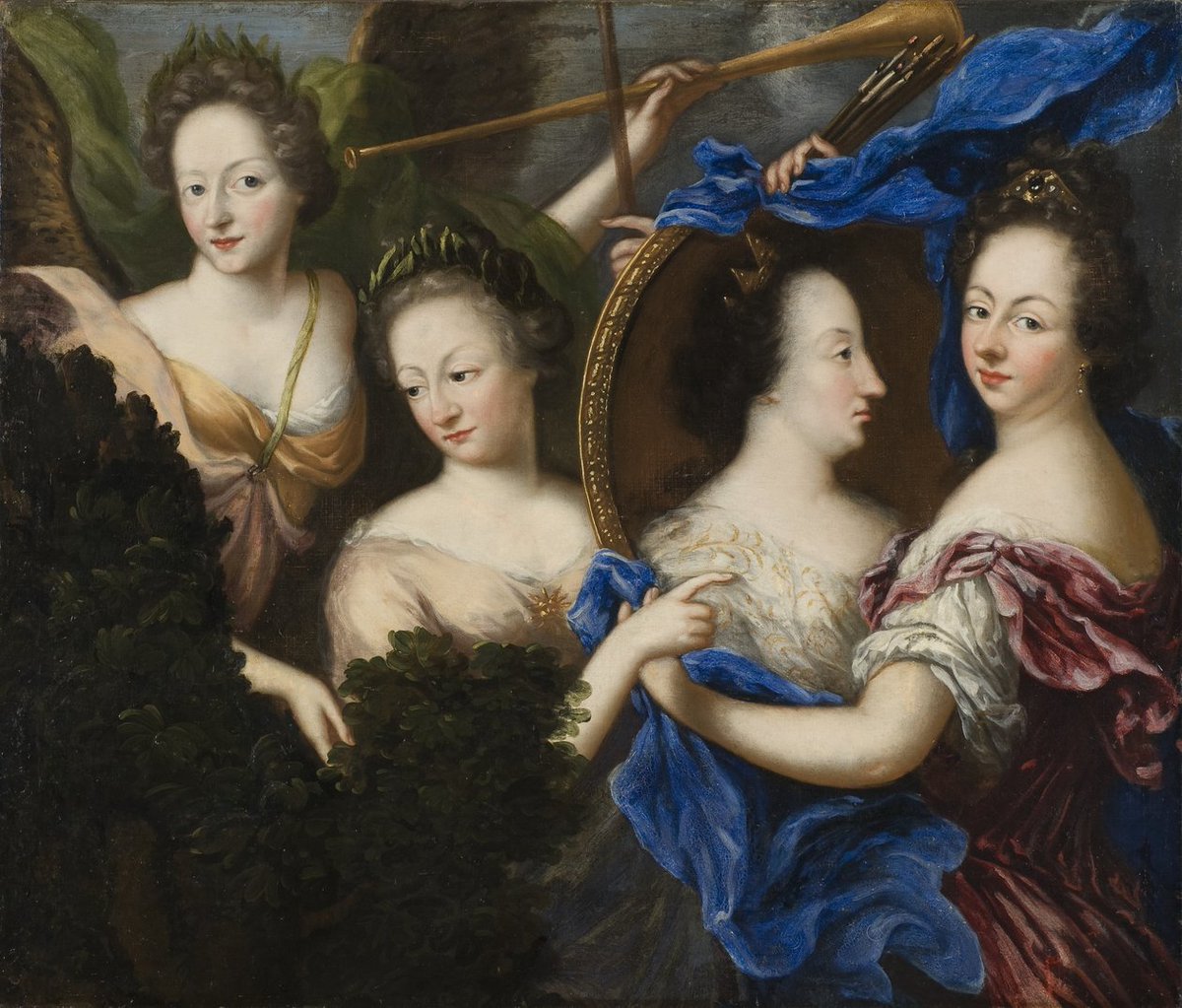 Fgdesnoyer's tweet image. Tal día como hoy, el 20 de agosto de 1663, nació la pintora sueca Amalia von Köningsmarck.