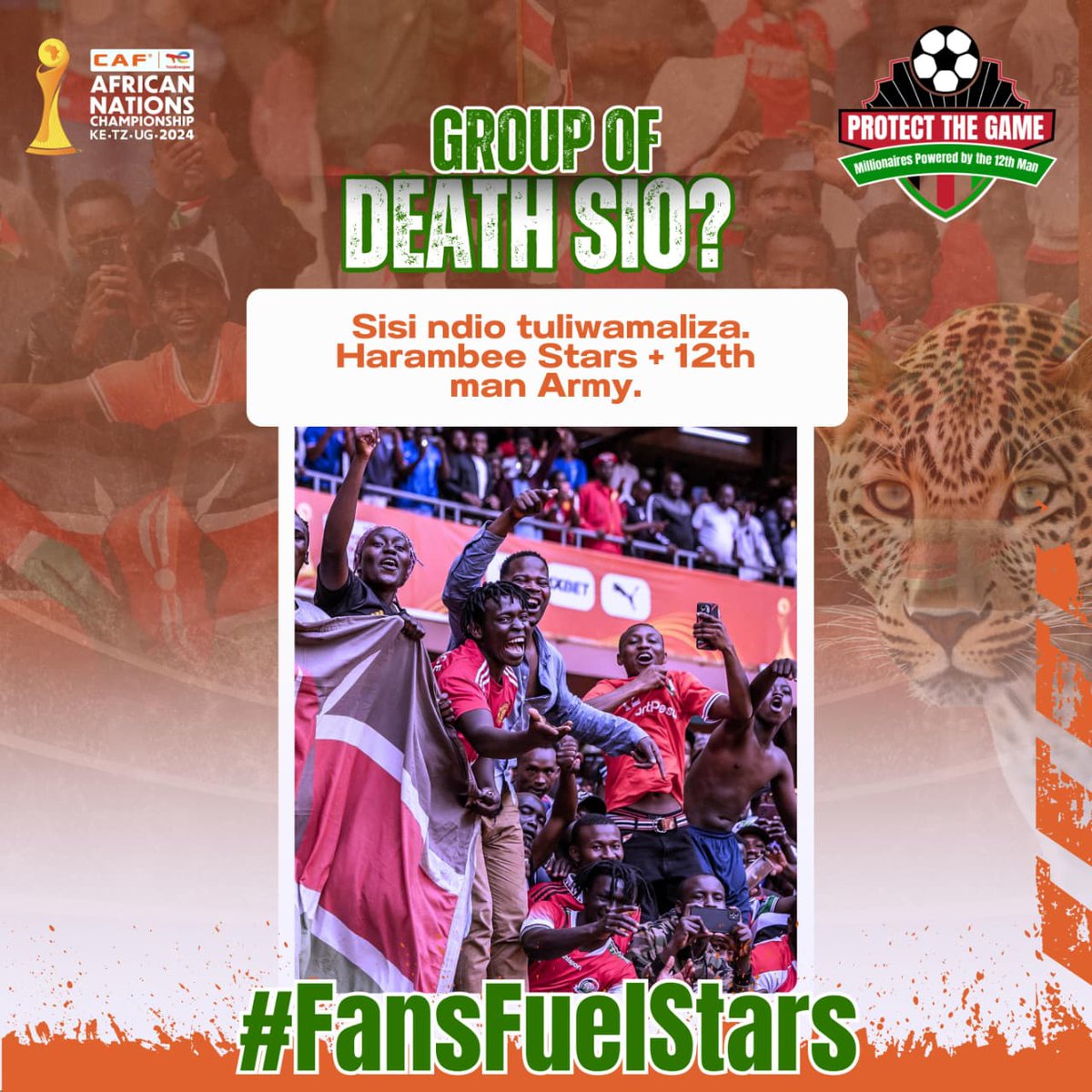 Viona (@ruthfiona7) on Twitter photo Kenyans huwa na cheatcode ya kila kitu including death. Oh hatutoboi, hatuezi piga wazoefu wa CHAN kosokoso. We didn't even need 11 players to beat them buana. What is group of death?? <a href="/Harambee__Stars/">Harambee Stars</a> ya asali na maziwa+millions of fans behind them are unstoppable #FansFuelStars Kenyans huwa na cheatcode ya kila kitu including death. Oh hatutoboi, hatuezi piga wazoefu wa CHAN kosokoso. We didn't even need 11 players to beat them buana. What is group of death?? <a href="/Harambee__Stars/">Harambee Stars</a> ya asali na maziwa+millions of fans behind them are unstoppable #FansFuelStars