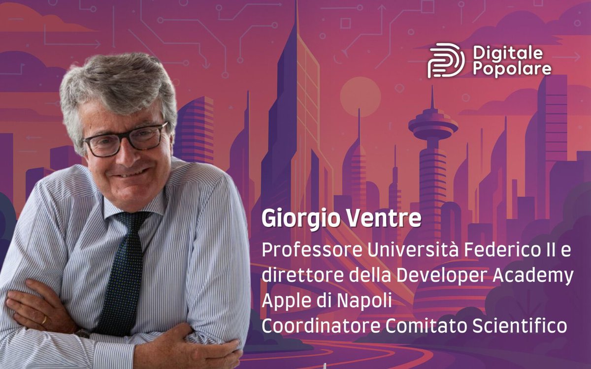 Christian Tosolin (@tosochris) on Twitter photo Come sarà la città del futuro? L'ho chiesto a Giorgio Ventre, Direttore Dipartimento Ingegneria Elettrica e Tecnologie dell’Informazione Università Federico II, Direttore Scientifico Apple Developer Academy, membro del Comitato scientifico <a href="/Fondazione_FID/">Fondazione Italia Digitale</a>
digitalepopolare.it/la-citta-del-f… Come sarà la città del futuro? L'ho chiesto a Giorgio Ventre, Direttore Dipartimento Ingegneria Elettrica e Tecnologie dell’Informazione Università Federico II, Direttore Scientifico Apple Developer Academy, membro del Comitato scientifico <a href="/Fondazione_FID/">Fondazione Italia Digitale</a>
digitalepopolare.it/la-citta-del-f…