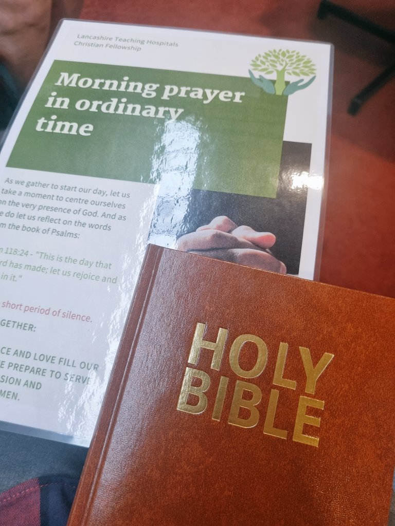 sydymoone's tweet photo. Start the day, right ✅️ 
"Prayer moves the hand and heart of God."

Join us at 7.30 am every Wednesday prayer meeting at the Chapel ❤️ 
#prayforNHS and beyond 🤲 https://t.co/hNQDaEeCIP