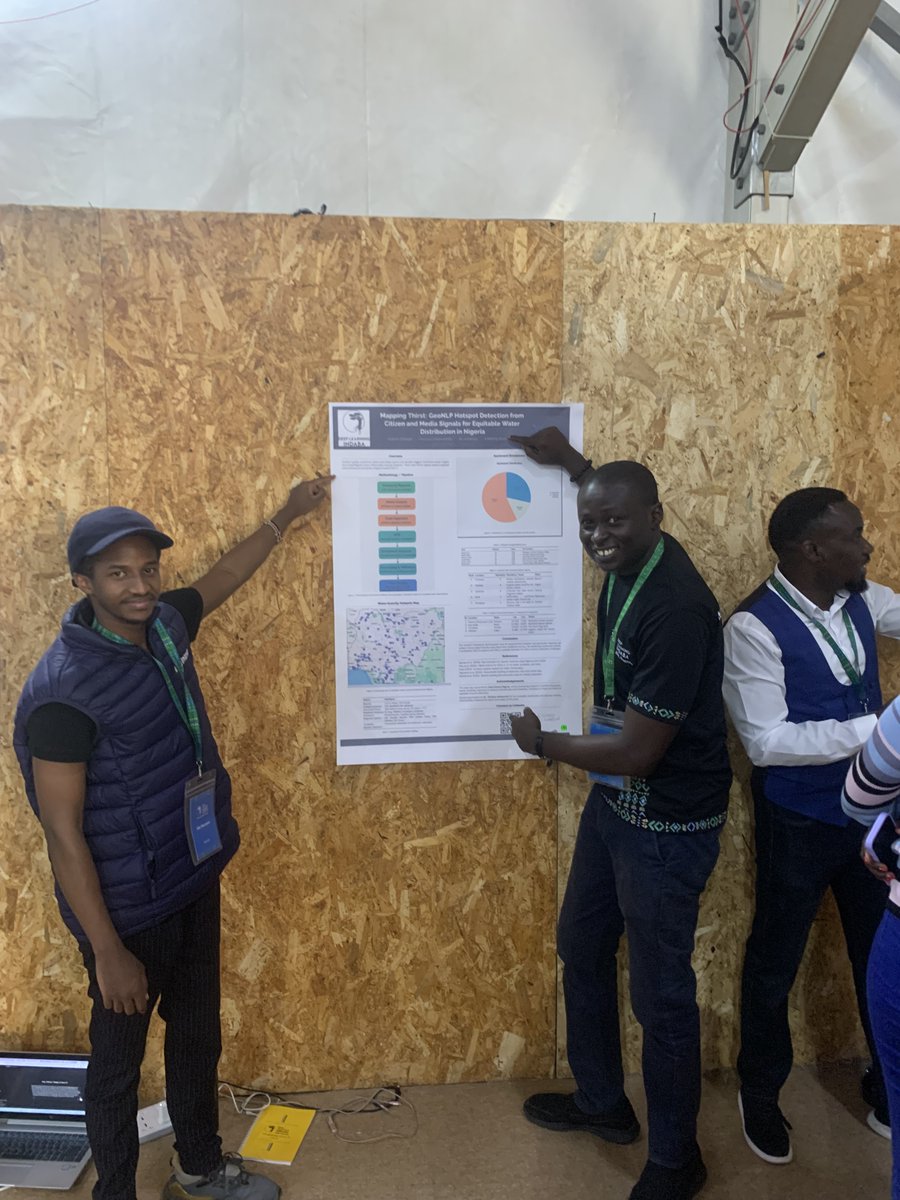 DSN - Data Science Nigeria (@dsn_ai_network) on Twitter photo Poster Presentations at #DLI2025
Weโre proud to have three of our brilliant team members showcasing their work at <a href="/DeepIndaba/">Deep Learning Indaba</a> today!
Each poster reflects our drive to push the boundaries of AI for African contexts and languages.
Hereโs what theyโre presenting:
a. Human-AI Poster Presentations at #DLI2025
Weโre proud to have three of our brilliant team members showcasing their work at <a href="/DeepIndaba/">Deep Learning Indaba</a> today!
Each poster reflects our drive to push the boundaries of AI for African contexts and languages.
Hereโs what theyโre presenting:
a. Human-AI