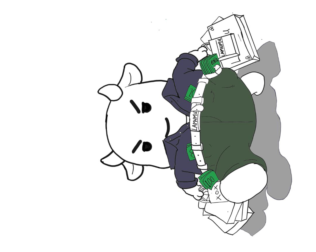 Fourth creation, shopping spree edition 🛍️

Lamumu out here shopping heavy from <a href="/commondotxyz/">Common</a> 
The herd doesn’t just walk… it shops 🐮🛍️
Bullish bags secured, what remains?…. Definitely my lamoolist😪