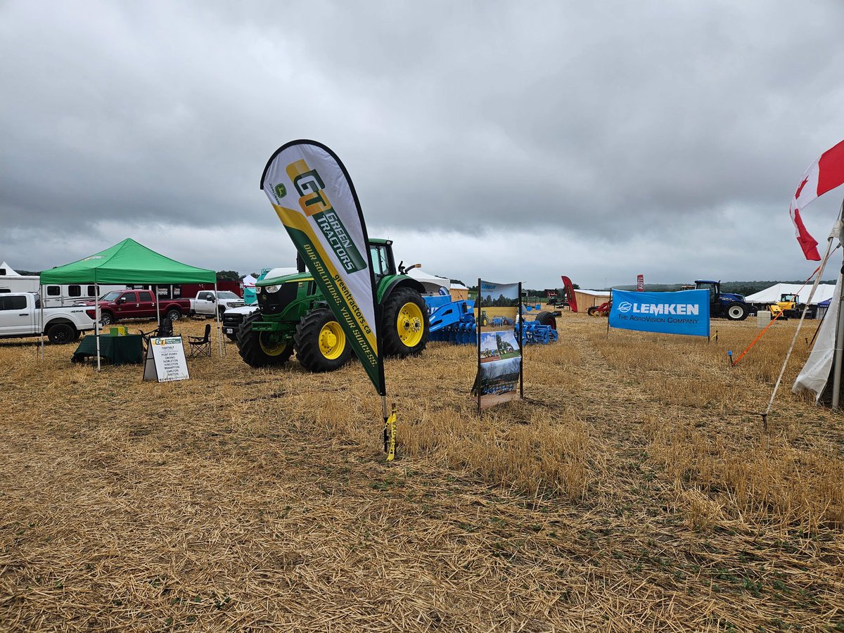 Looking forward to seeing everyone at Hastings County Plowing match starting this morning at 9 AM and tomorrow as well. Look for the Lemken display and you'll find our Green Tractors team!