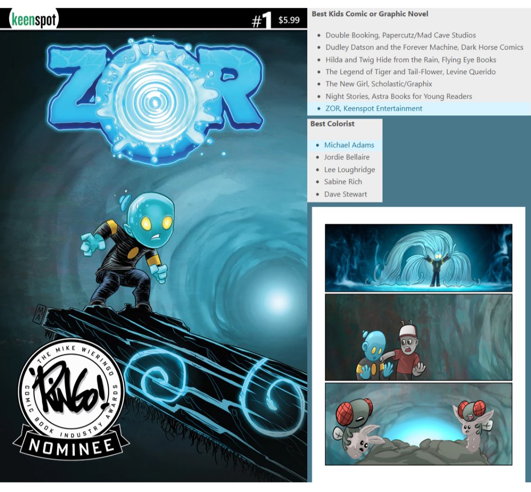 Potchak's tweet image. Thank you to everyone that helped ZOR receive a @ringoawards nomination! So honored to be recognized with @geckoadams for a book I am so very proud of. Now it&apos;s time for industry professionals to vote and show everyone that sometimes, the grandest stories happen in tiny places