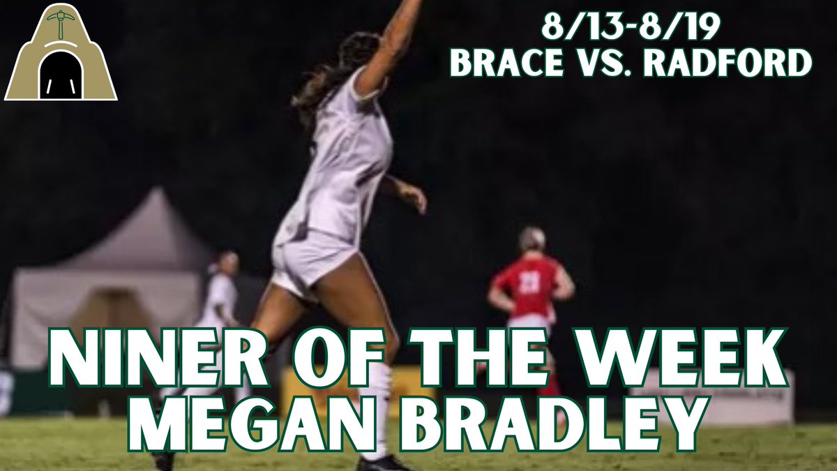 The Mineshaft (@cltmineshaft) on Twitter photo The first Niner of the Week for the 2025-2026 school year goes to Megan Bradley of Charlotte women’s soccer
Bradley had two goals vs. Radford, leading to the win
#GoldStandard | #NinerNation
📸: <a href="/CharlotteWSoc/">Charlotte Women's Soccer</a> The first Niner of the Week for the 2025-2026 school year goes to Megan Bradley of Charlotte women’s soccer
Bradley had two goals vs. Radford, leading to the win
#GoldStandard | #NinerNation
📸: <a href="/CharlotteWSoc/">Charlotte Women's Soccer</a>